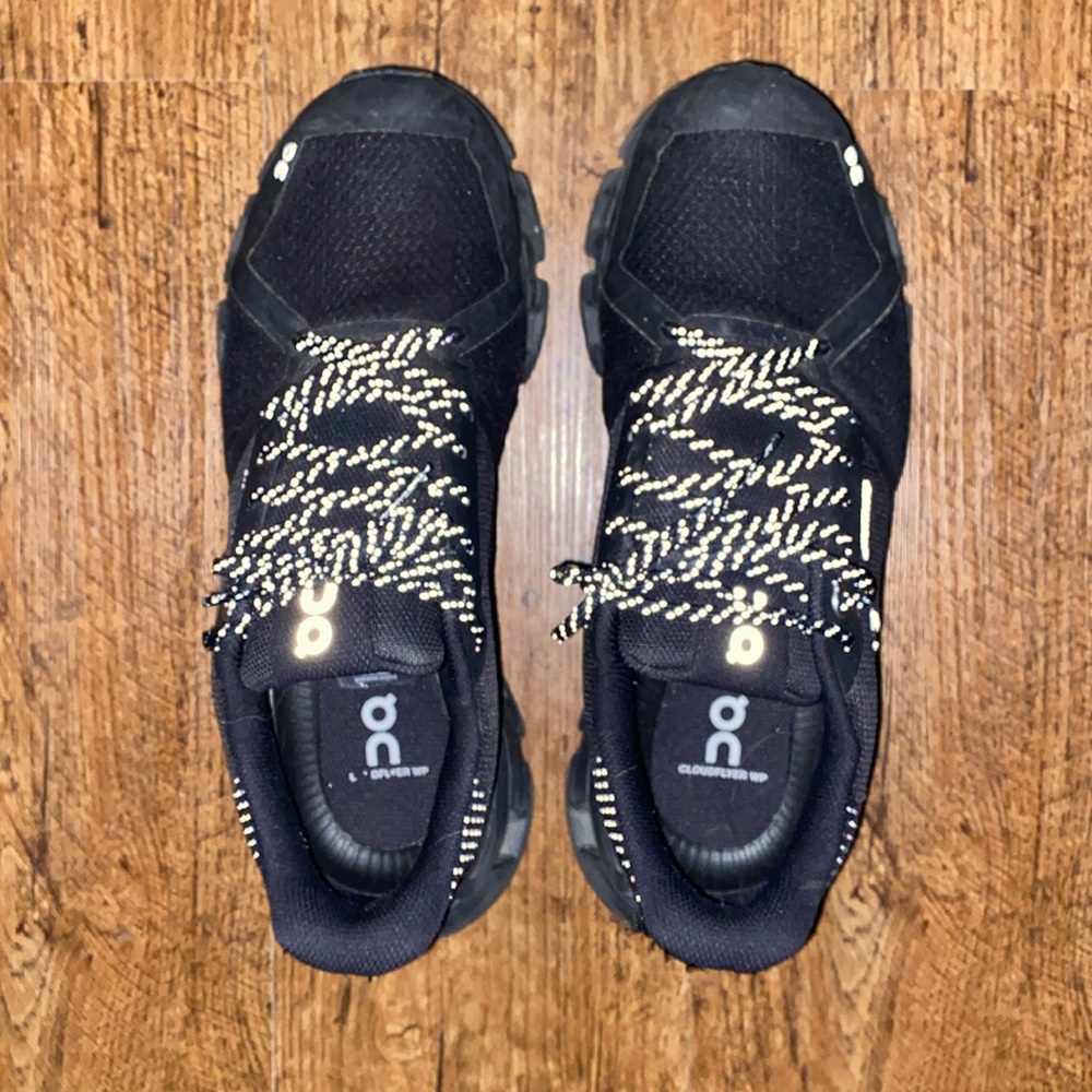 On cloud shoes- cloud flyer